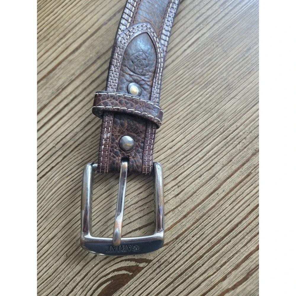 Ariat Diesel Brown Rowdy Leather Belt Strap Size 46 Mens A10004305